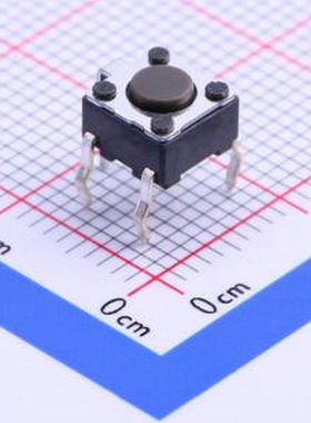 SKHHPLA010 6*6*4.3mm 卧插 轻触开关 插件 轻触开关