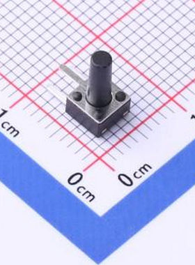 GT-TCB73B-H090-L1 4.5*4.5*9mm 卧插 轻触开关 插件 轻触开关