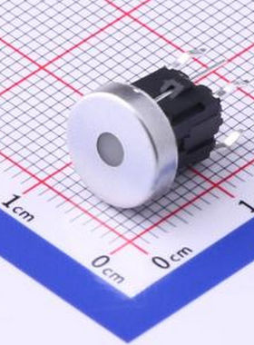 K6-6147D03 蓝色带灯开关 插件 轻触开关