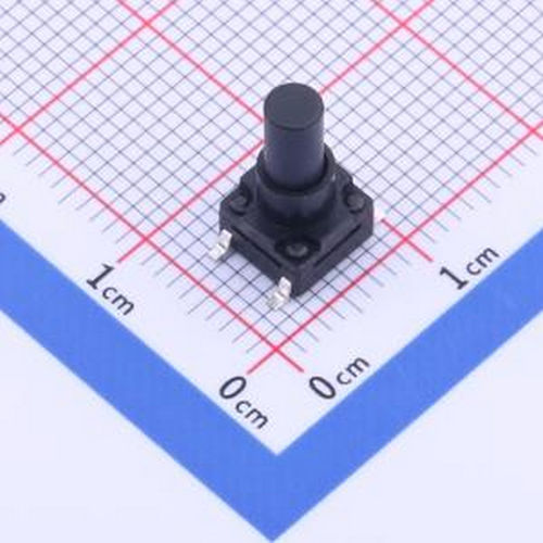 K2-1839SQ-R4SW-02 6.2x6.2x12.5 带胶套贴片防水开关 SMD 轻触开
