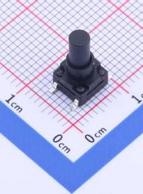 K2-1839SQ-R4SW-02 6.2x6.2x12.5 带胶套贴片防水开关 SMD 轻触开