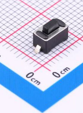 TS-3645SK 3*6*4.5mm 黑色立贴轻触开关 脚长8.0mm 弹力250gf SMD