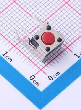 PTS645VK312LFS 红色 插件 轻触开关