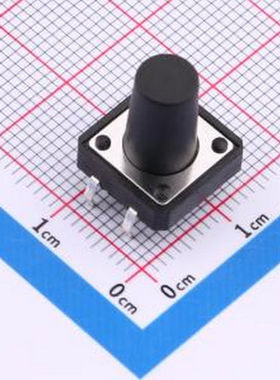 TS015-CBW1FH14.0 12*12*14.0mm 直插 250GF 轻触开关 插件-4P,12