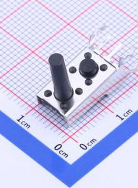 K2-1122DQ-L4CW-01 双联支架前5H后15.5H/250G 插件 轻触开关