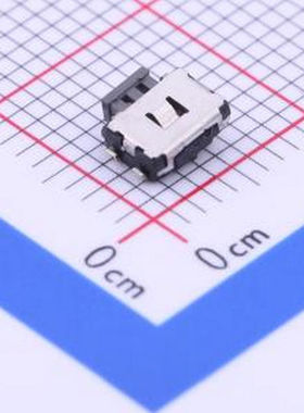EVQPUM02K 4.7*4.5*1.65mm 卧贴 轻触开关 SMD,4.5x4.7mm 轻触开