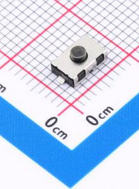 BTS0B0192ABG00 6*4*2.5mm 250gf 硅胶 黑钮立贴 轻触开关 编带 S