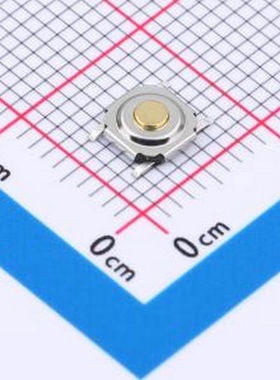 TVCM17-015CY-R 4X4/贴片/1.5H/250gf/黑底铜钮/圆盖防尘/编带 SM