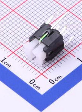 K6-6141D04 绿色带灯开关 插件 轻触开关