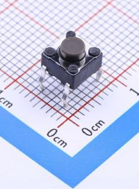 SKHHAMA010 6*6*5mm 直插 轻触开关 插件 轻触开关