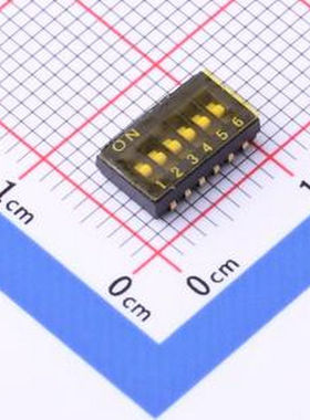 THS106J THS106J SMD-12P,5.4x9.2mm 拨码开关