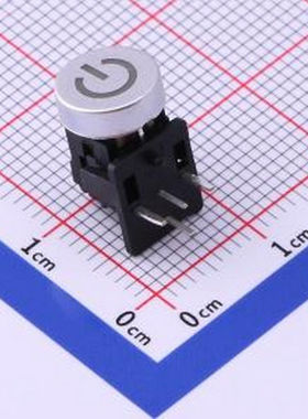 K6-6277D03 蓝色侧按带灯开关 插件 轻触开关