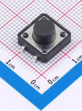 HX TS127TP 250gf 009 12x12x7mm 立贴 轻触开关 插件,12x12mm 轻