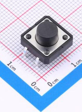 TS127CJ 250gf 009 12*12*7mm 立插 轻触开关 DIP 轻触开关