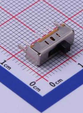 SS13D07L2B 柄长2mm 直插三档 滑动开关 插件 滑动开关