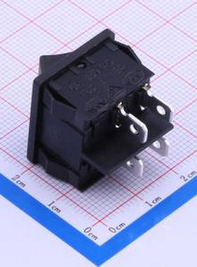 MR4-210-C5N-BB 21*24黑色开关ON-OFF 插件 船型开关