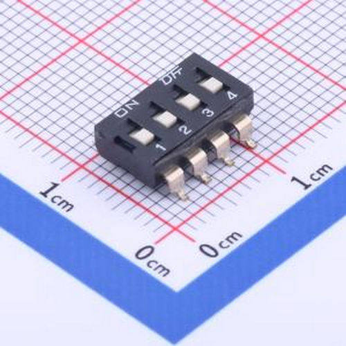 KF1027B-04P-L00-DFT-01B 拨码开关 SMD-8P,6.2x11.2mm 拨码开关