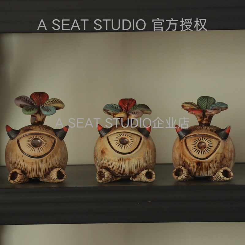 A SEAT STUDIO泰国进口独眼小恶魔手工摆件