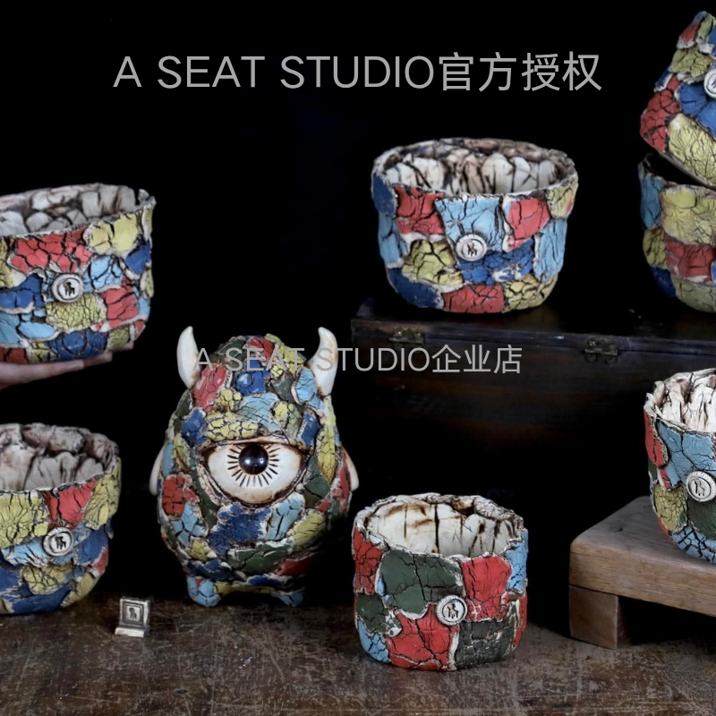 A SEAT STUDIO泰国进口摆件 植物搭子桌面装饰象牙宫摆件 - 实物图