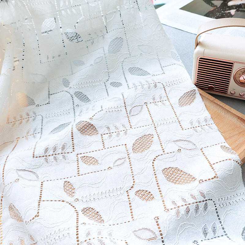 白色黑色骨线蕾丝阳台窗帘纱帘门帘布料婚庆拍照背景布餐桌面料,居家布艺,海绵垫/布料/面料/手工diy,淘宝优惠券,粉丝福利购,淘宝优惠卷