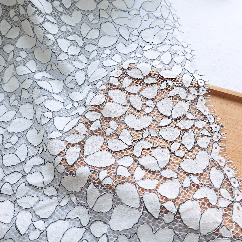 连衣裙旗袍桌布股线蕾丝花朵面料
