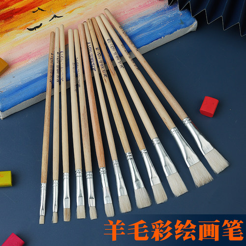 卫庄NO笔陶瓷描金工艺油漆毛刷