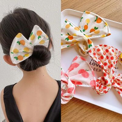Cute Lemon Hair Twist Styling Clip Stick Bun Makers Women Gi