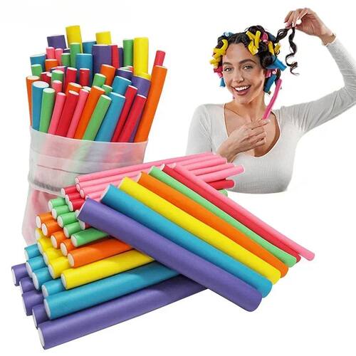 10Pcs Heatless Hair Curler Flexible Hair Rollers No Heat Fle