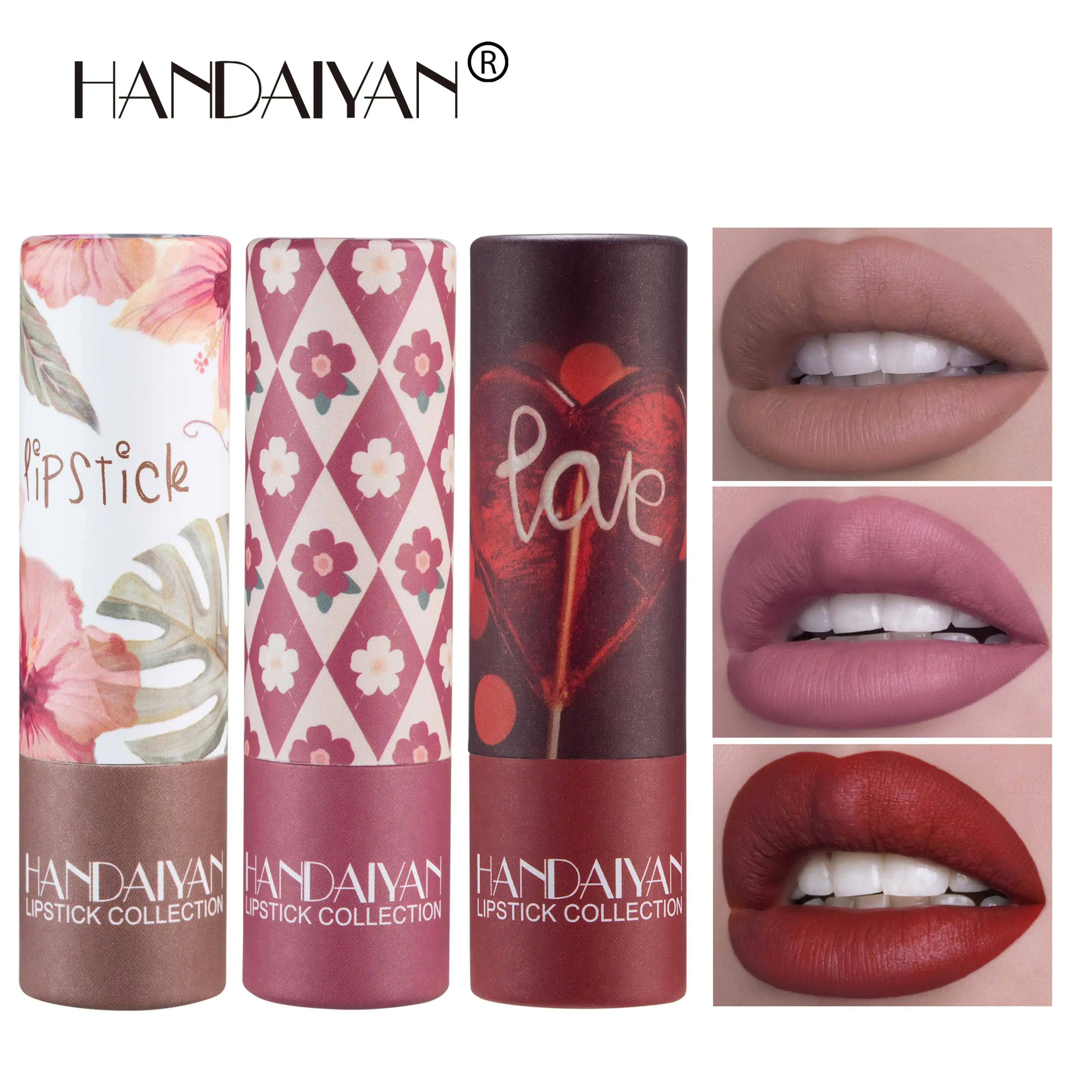 Matte Nude Lipstick Bold Intense Nudes Paper Tube Lipsticks