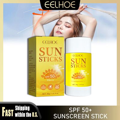 40g Coverage Sunscreen Stick SPF 50+ Anti-UV Moisturizing Pr