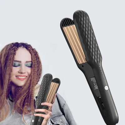 Hair Iron 3D Hair Crimper Volumizing Curling Iron Corn Perm