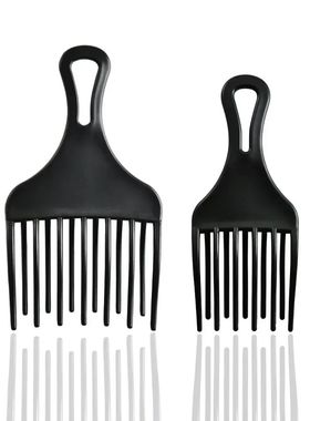 1Pc Pro High Low Gear Comb Insert Afro Hair Pick Big Tooth C