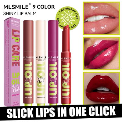 9 Colors Lip Rouge Shiny Lip Balm Long Lasting Waterproof Li