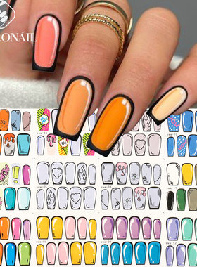 Nail Stickers Comic Jojo Naked Eye 3d Nail Art Water Sticker