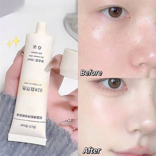 Moisturizing Liquid Foundation Ivory White Natural Color BB