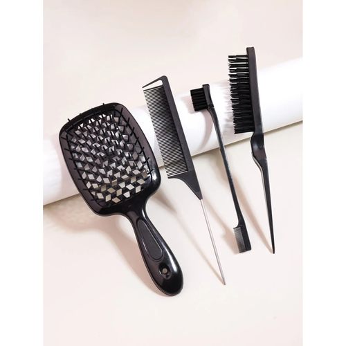 4PCS styling set tangled comb hair brush massage anti-static