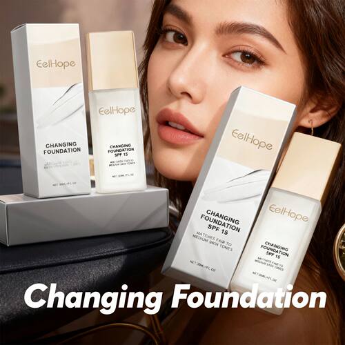 Color Changing Foundation Moisturizing Hides Wrinkles Lines