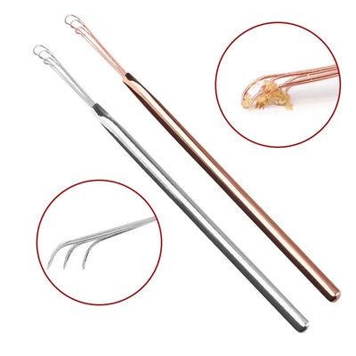 1Pc Ear Tools Stainless Steel Silver Earpick Wax Remover Cur