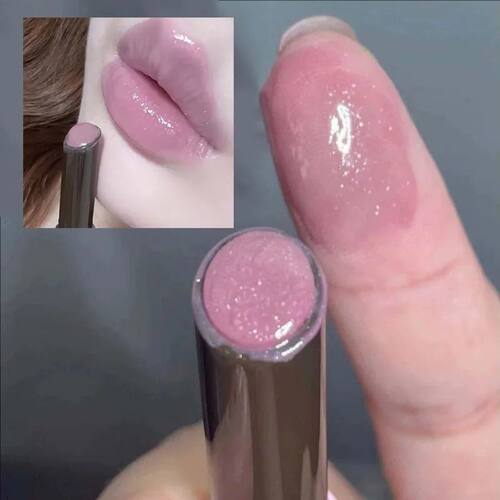 Very Beautiful Gray Purple Shimmering Glass Jelly Moisturizi