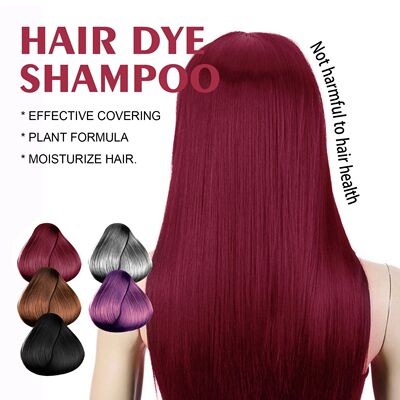 5Colors Hair Dyeing Shampoo 3in1 Rapid Hair Dyeing Repair Dr