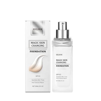 Color Changing Foundation Hyaluronic Acid Waterproof Oil Con