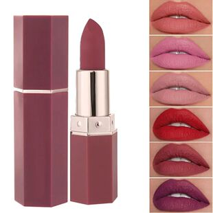 Nude Velvet Matte Lipsticks Waterproof Long Lasting Moisturi