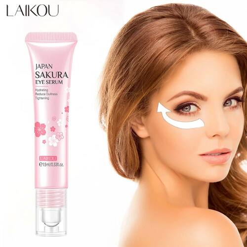 Sakura Eye Serum Eye Roller Massage Vitamin C Hyaluronic Aci