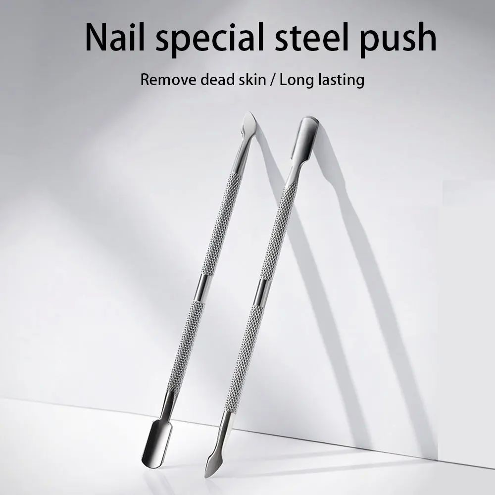 1/3Pc Cuticle Pusher Stainless Steel Dead Skin Cuticle