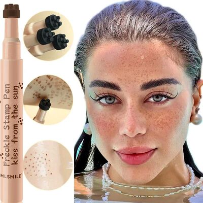 5 Points Face Fake Freckles Pen Natural Waterproof Lifelike