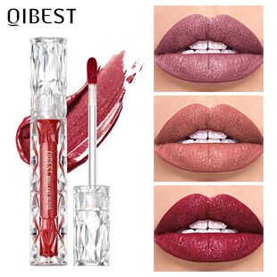 Shimmer Lip Gloss Diamond Glitter Lip Tint Waterproof Long L