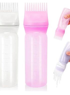 180ML Hair Dye Applicator Brush Bottles Dyeing Shampoo Bottl
