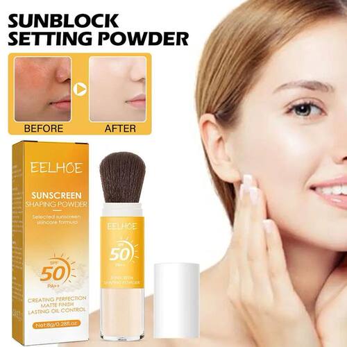 Waterproof Spf50 Sunscreen Loose Powder Sunblock Skin Protec