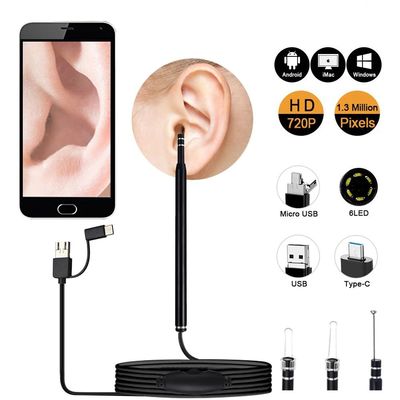 MedicalInEar Cleaning Endoscope Spoon Mini Camera Ear Picker