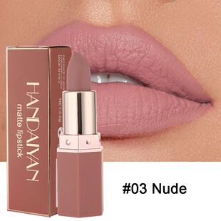 6 Colors Matte Waterproof Velvet Nude Lipstick Sexy Red Brow